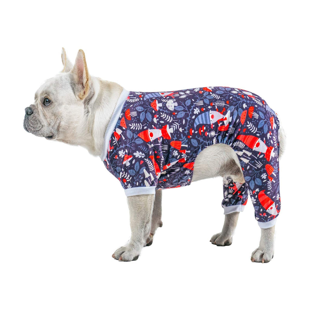 CuteBone Skull Dog Pajamas Costumes Pet Clothes Cat Apparel Shirt Winter Holiday Cute Pjs Outfits for Doggie Onesies X-Small 1#Christmas - PawsPlanet Australia