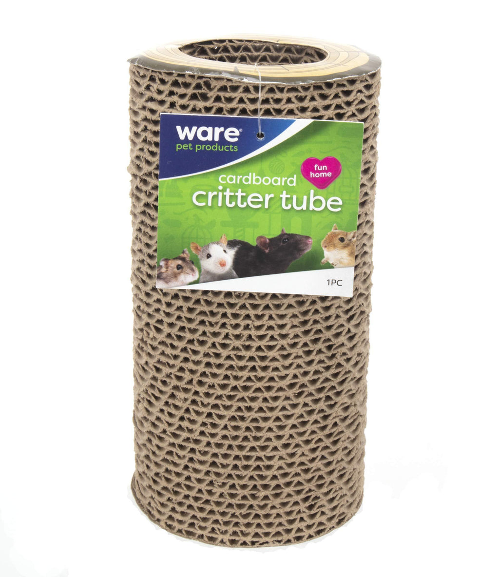 [Australia] - Ware Pet Products Cardboard Critter Tube, 7.5 Inch, for Small Pets 