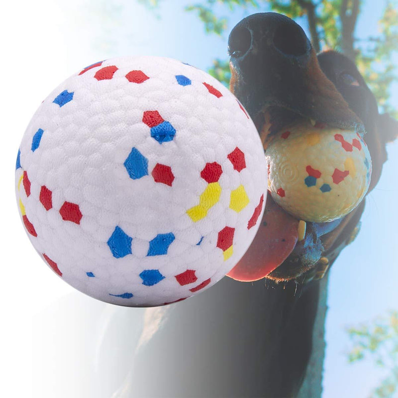 [Australia] - ABORON Ball for Dogs Interactive Dog Toys Balls High Elasticity Exercise Chewing Balls Training Dog Waterproof Molar Toys Chew Unbreakable Toys Balls for Large Dogs, Medium & Small Dogs 1pack Colorful 