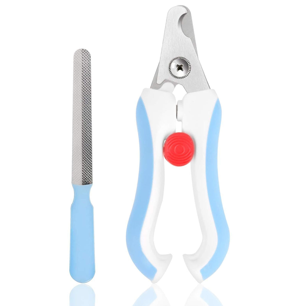 [Australia] - yzhtbrush Dog Nail Clippers, Trimmer with Safety Guard to Avoid Over Cutting, Professional Dog Nail Grinder for Pet Blue 