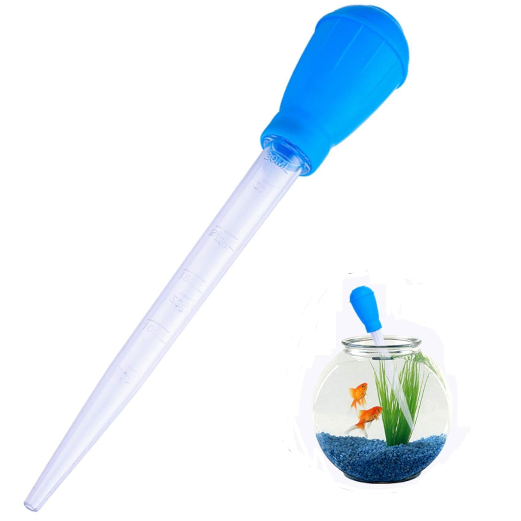 [Australia] - QXUJI Fish Tank Water Changer Aquarium Droppers, Aquarium Clean Pipette Dropper, 11.02 inch Fish Tank Cleaning Waste Remover, Coral Feeder SPS HPS Feeder 