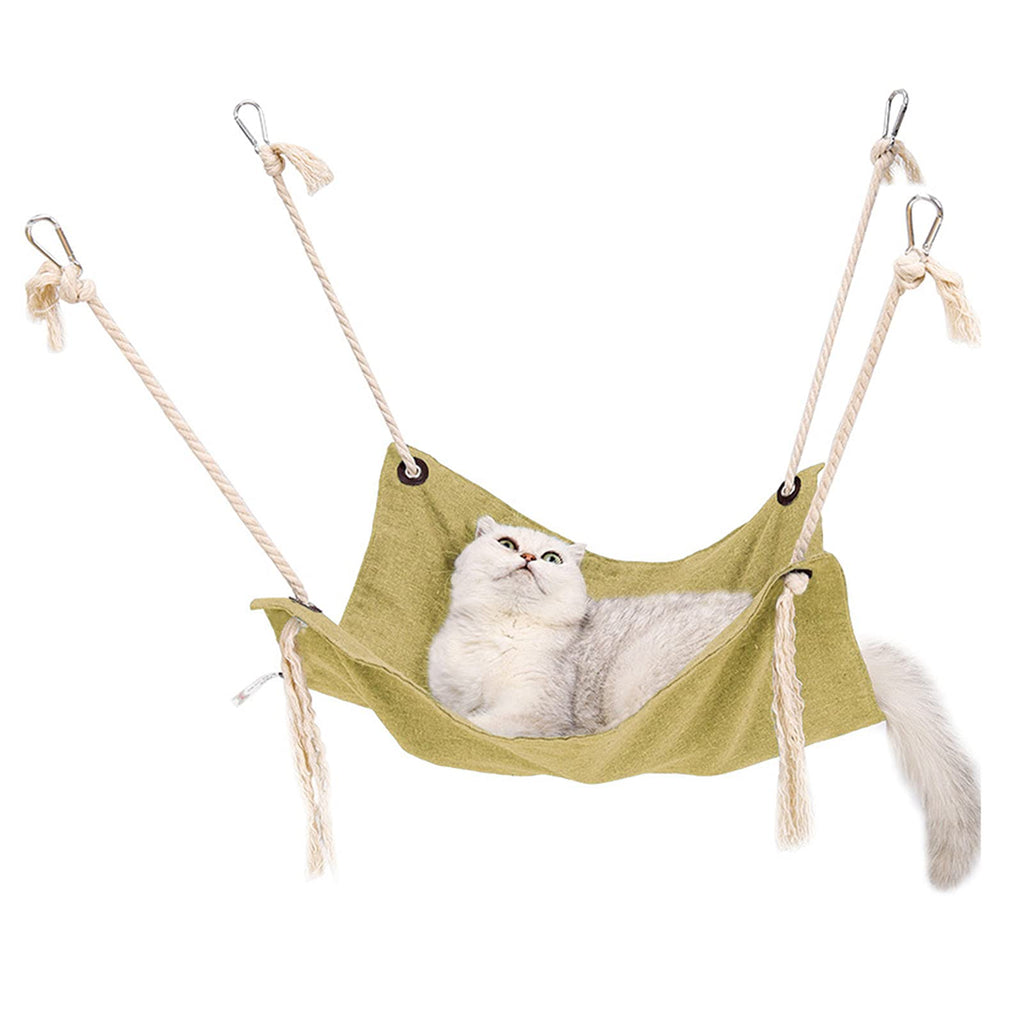 Hamiledyi Cat Hammock for Cage,Pet Cage Hammock Small Animal Hanging Adjustable Soft Bed for Kittens/Puppies/Rabbits/Guinea Pigs/Ferrets/Chinchillas Sleeping Resting(Hold Up to 15lbs) - PawsPlanet Australia
