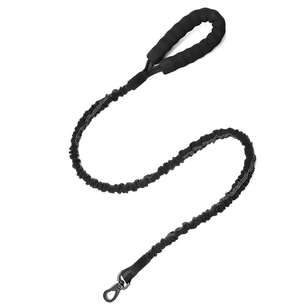 [Australia] - Strong Dog Leash, Length 2.5FT, 4FT, High Elastic Reflective Dog Leash, Black, Green, Gray Dog Training Leash with Comfortable Padded Handle for Large, Medium and Small Dogs 2.5FT( for small and medium dogs） 