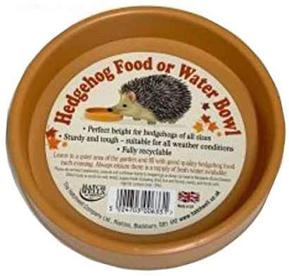 Hatchwell 3 x Hedgehog Bowl for Food or Water, 200 g Orange - PawsPlanet Australia