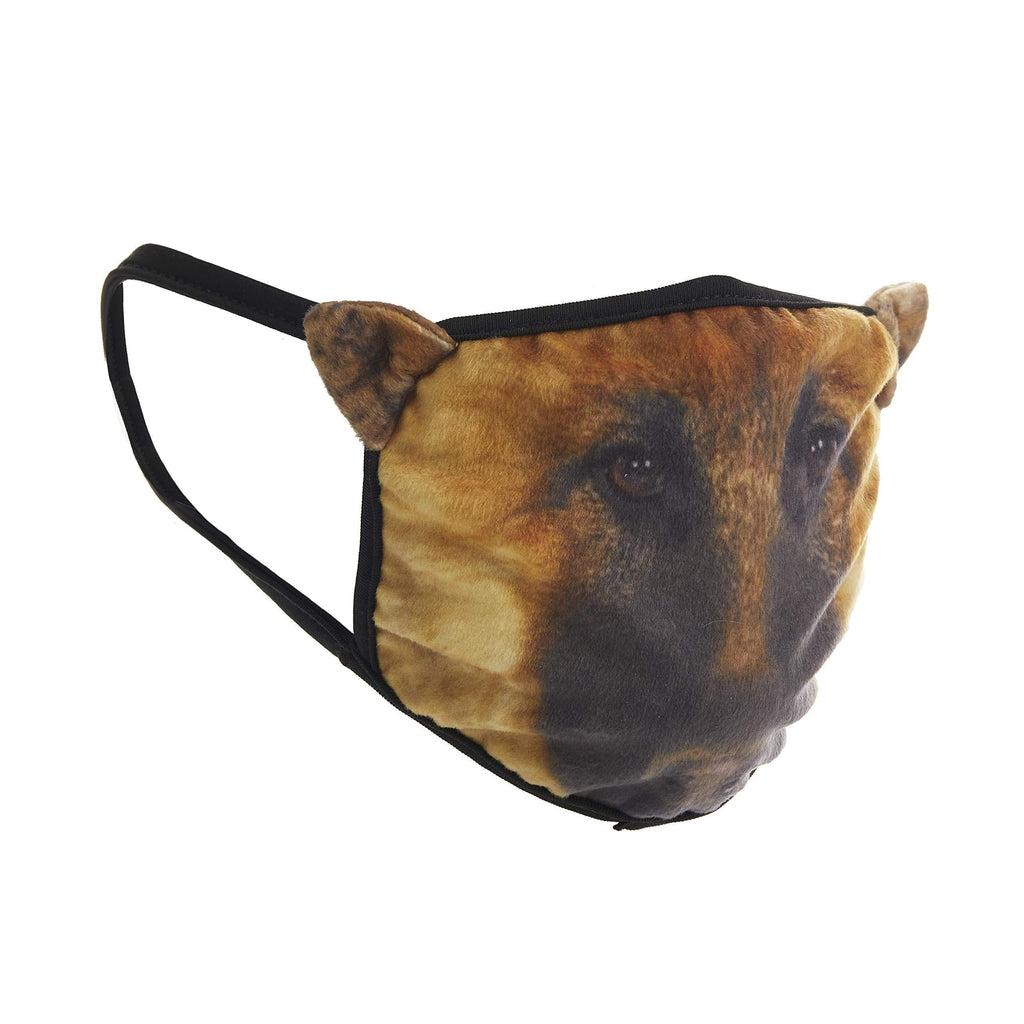 Animal Kind German Shepherd Puppy Mask, Breathable Fabric Face Mask with Animal Design, 2 Pack - PawsPlanet Australia