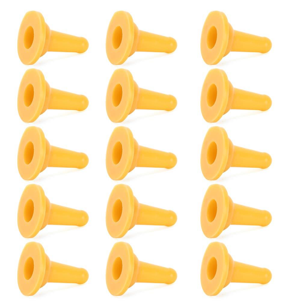 Feeding‑Bottle Nipple, 15Pcs Silicone Nipple, Safety Nurse for Pet Cats Dogs - PawsPlanet Australia