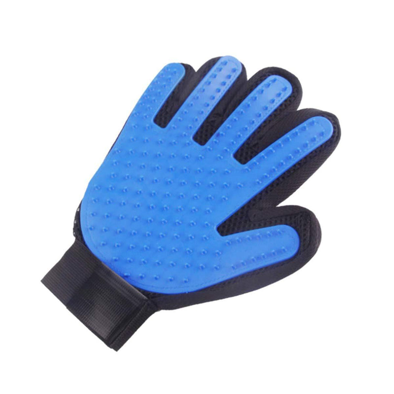[Australia] - Pet Hair Remover Glove Dog Cat Deshedding Brush Glove et Massage and Bathing Glove for Dog or Cat, Rabbits and Horses with Long & Short Fur - 1 Pack 