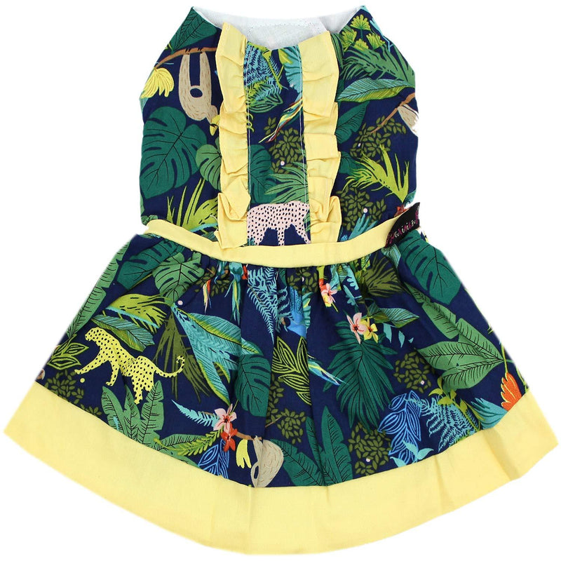 [Australia] - Parisian Pet Dog Summer Clothes Outfits and Dresses Small to Medium Puppy, Dogs and Cats XS Amazonia Dress 