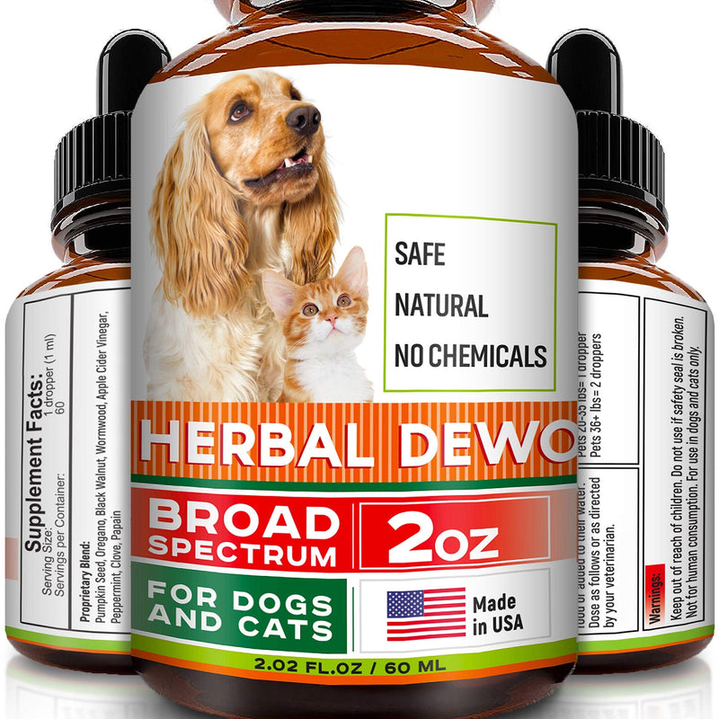 FurFinds Herbal Cleanse fot Cats and Dogs - Homeopathics Parasites and Toxins for Dogs and Cats - All Breeds and Size - Puppy & Kitten 2 oz - PawsPlanet Australia