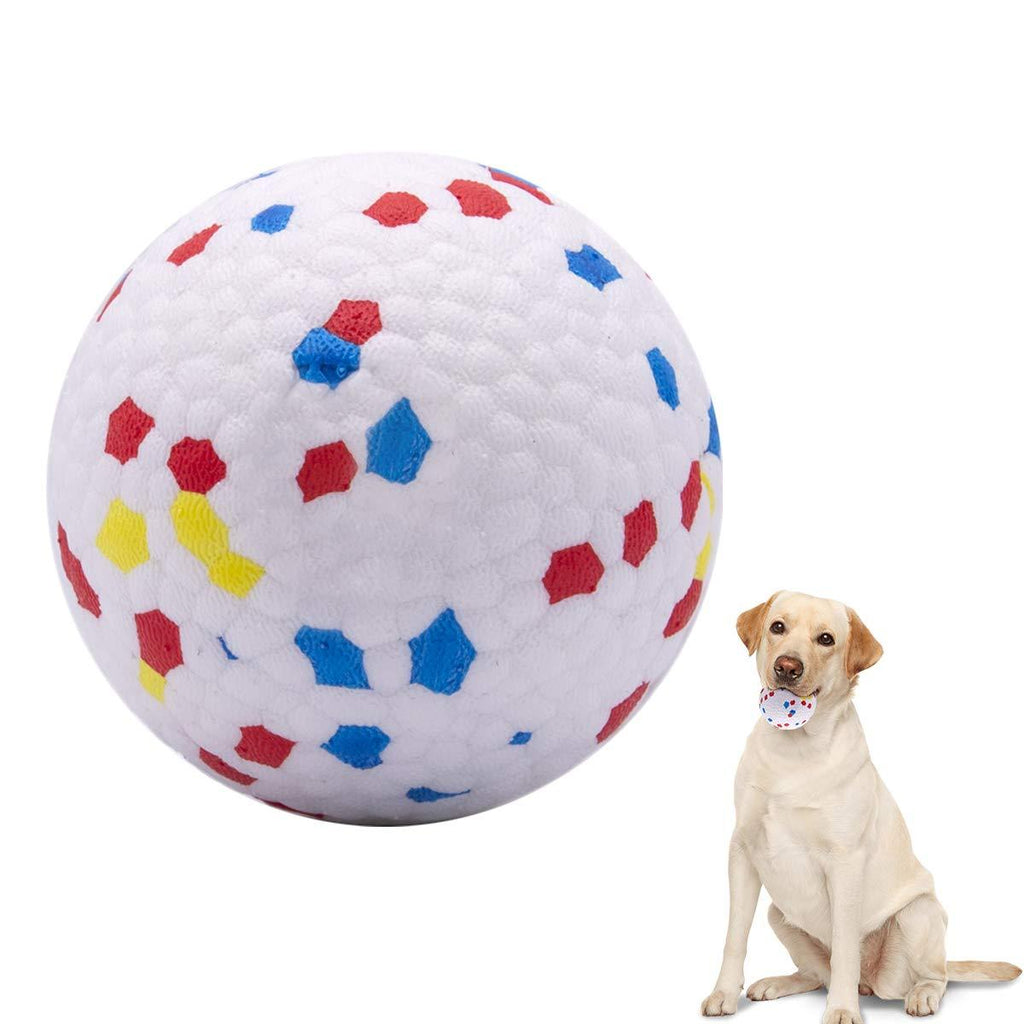 [Australia] - Ball for Dogs Durable Indestructible Dog Balls Bite Resistant High Elasticity Interactive Dog Toys Balls Dog Chew Toy for Large Dogs, Medium & Small Dogs 1 pack (1 colourful) 