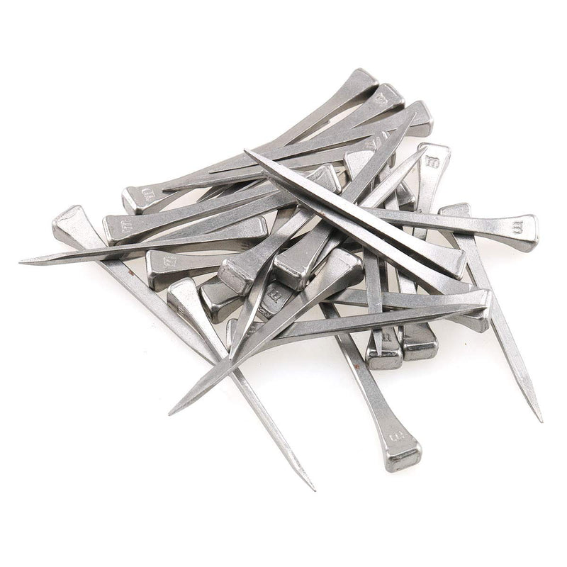 E-outstanding 50-Pack Low Carbon Steel 2 Inch E5 Horseshoe Nails, Polished and Galvanized - PawsPlanet Australia