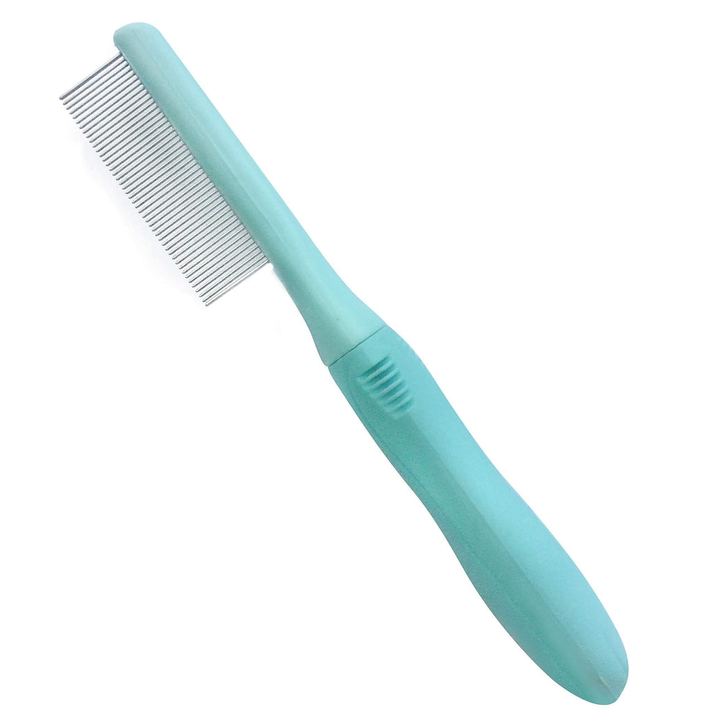 [Australia] - Dog Comb Dog Brush – Brush for Grooming Dogs and Cats – Cat Comb for Matted Hair, Cat Comb – Effective Detangling of Matted Fur and Knots - Green 