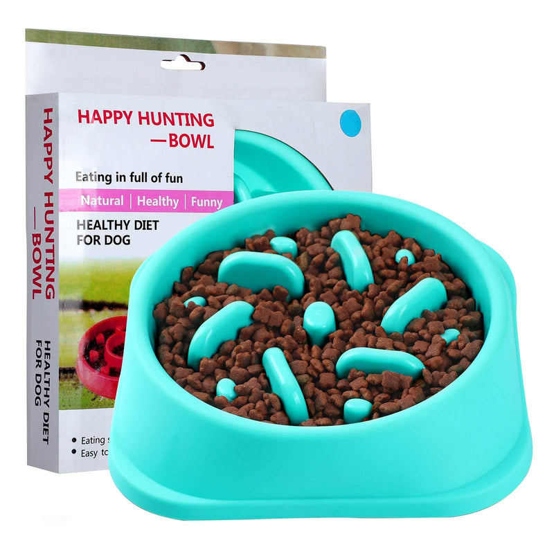 [Australia] - Fieting Slow Feeder Dog Bowls, Fun Feeder Sol Bowl, Maze Interactive Dog Puzzle Non Skid Stop Dog Food Bowls. Eco-Friendly Non Toxic Healthy Design Dog Bowl for Large Medium Small Dogs. 