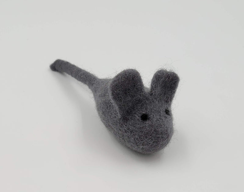 [Australia] - Dr. Judy Morgan's Naturally Healthy Pets Handmade Wool Mouse Cat Toy 