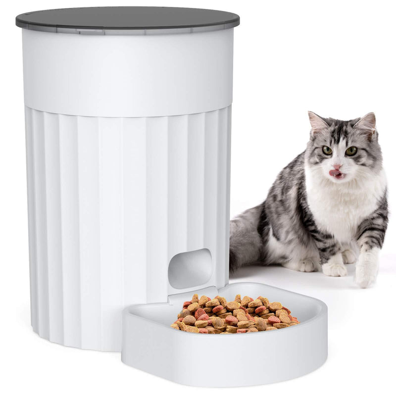 DADYPET Automatic Cat Feeder 3L Programmable Timer Memory Setting Pet Feeder Portion Control Dog Food Dispenser Automatic 1-4 Meals per Day for Small & Medium Pets (Plug or Battery Powered) - PawsPlanet Australia