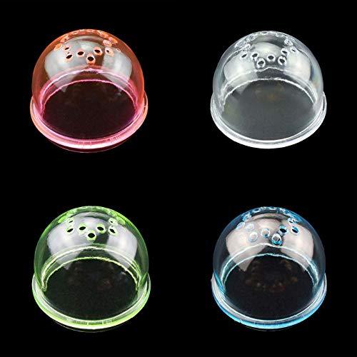[Australia] - JUILE YUAN DIY Hamster Tunnel External Tube Stopper Plug End Cap Interface Fitting Cage Baffle Accessories with Ventilated Holes, 4 Pack Hamster Toy Cage Tunnel 