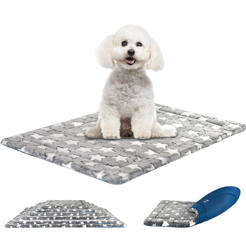 KROSER Pet Bed Mat 24"/30"/36"/42"/48"/54" Reversible Mat (Warm&Cool) Stylish Dog Bed High Density Foam Machine Washable Pad for Dog Cat 25lbs-130lbs Small - PawsPlanet Australia