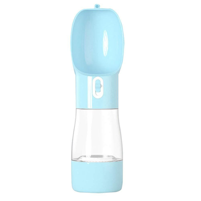 [Australia] - ROWAI Portable Water Dispenser Light Weight Leak Proof Outdoor Walks Pet Dog Water Bottle 02-Blue 