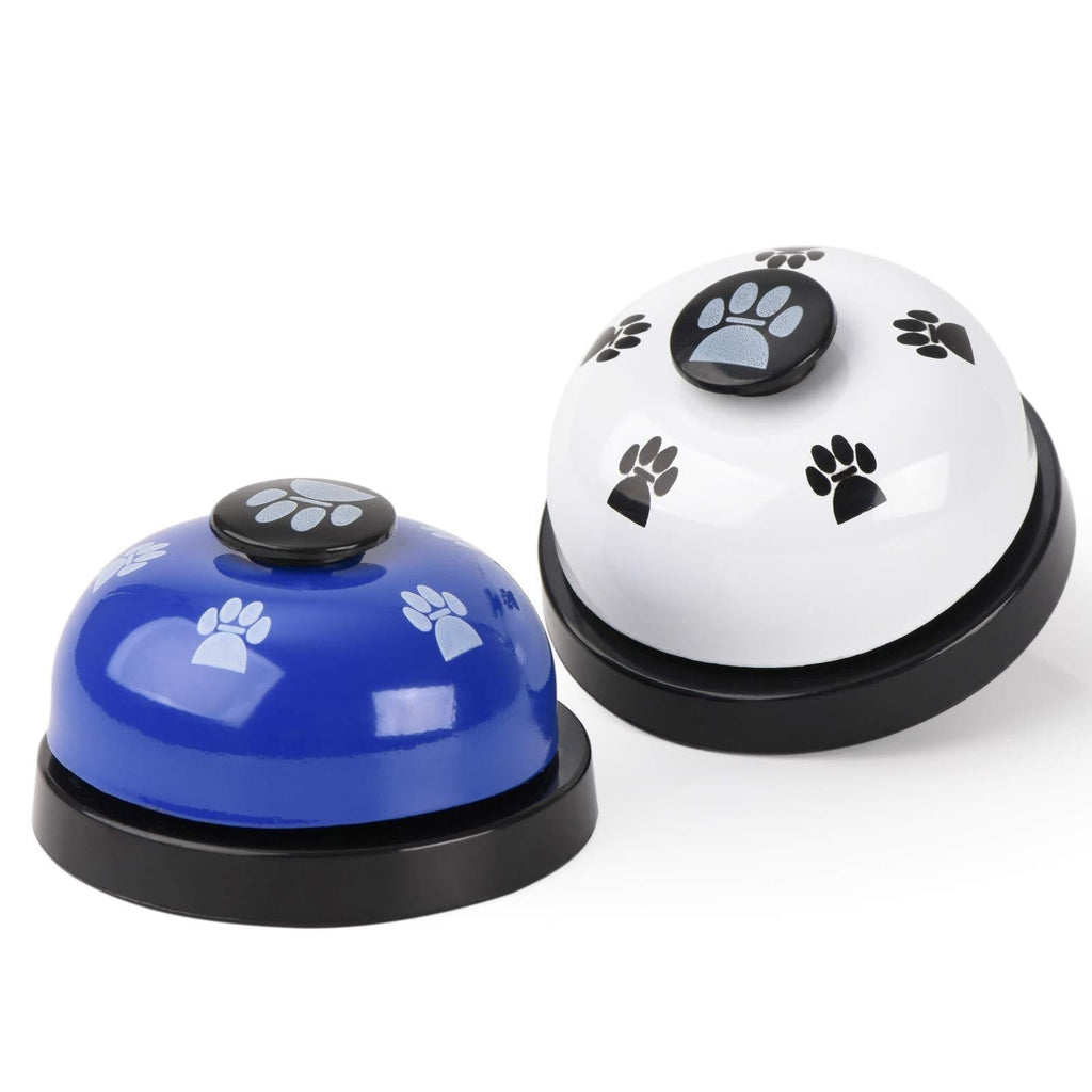 Luckyiren 2 Pack Dog Bell for Puppies Cats Kitten Kitty Doggy Doggie Pooch, Pet Bell for Potty Training Go Outside Communication Device, Service Call Bell for Front DEST Restaurant Hotel Reception - PawsPlanet Australia