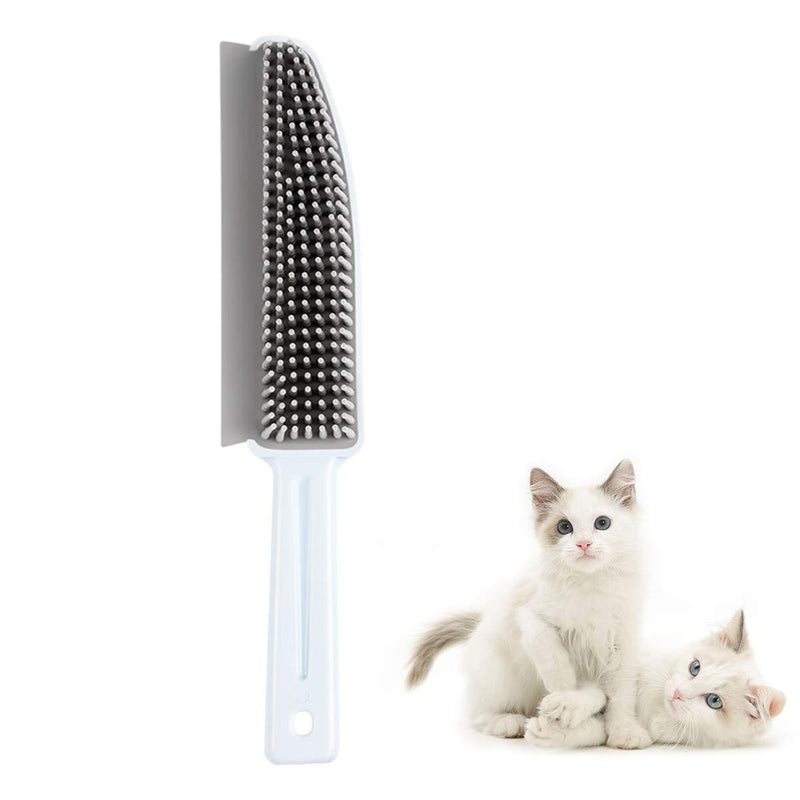 ZUKIBO Silicone Cat Hair Massage Shedding Comb Brush, Multifunction Dogs and Cats Grooming Dematting Comb, Effective Remove Hair on Furniture Sofa - PawsPlanet Australia