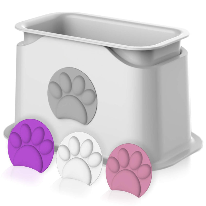 iPrimio Universal Cat Litter Scooper Holder - Durable with Heavy Scoopers Holding Stability - Modern Design Comes with Four Colored Paws - Works with All Metal and Plastic Scoopers - PawsPlanet Australia