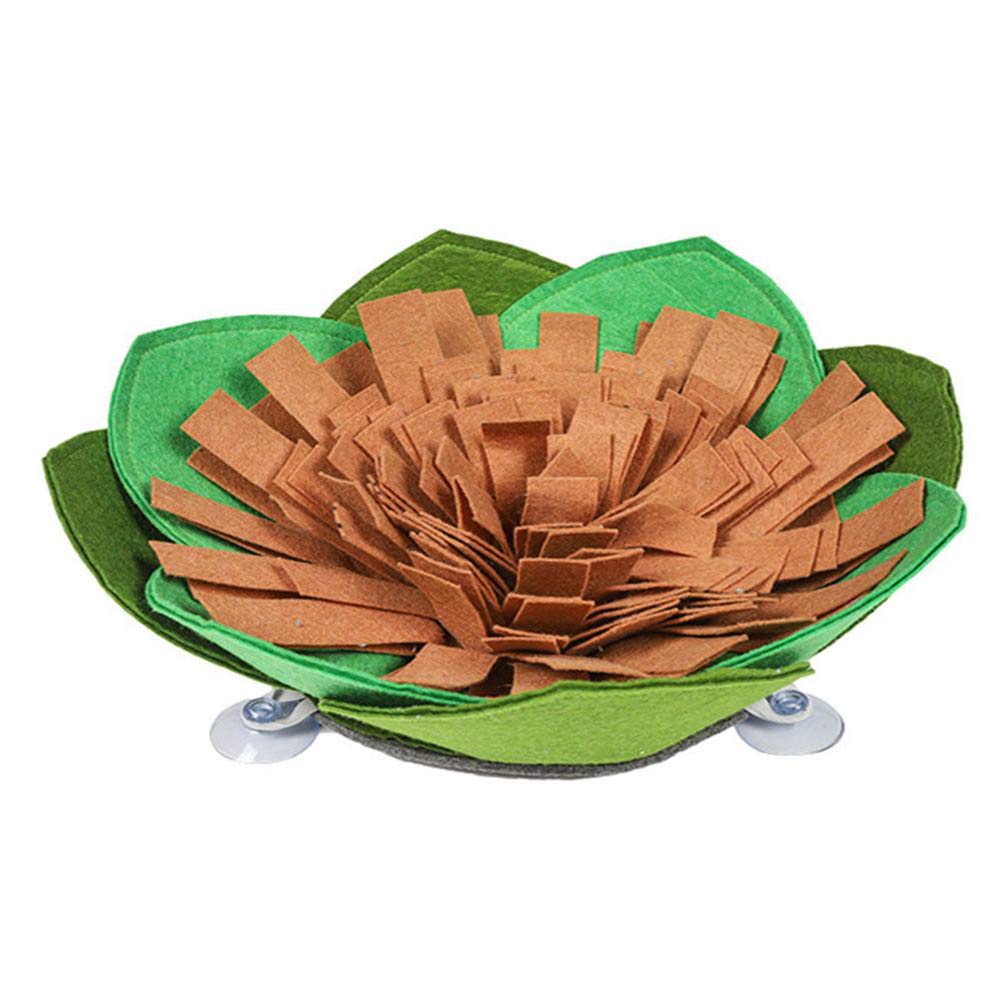 kathson Snuffle Mat for Dogs, Sniffing Dog Puzzle Toys Anti-Slip Slow Feeding Bowl Pets Maze Feed Game Encourages Natural Foraging Skills for Cats Dogs brown - PawsPlanet Australia