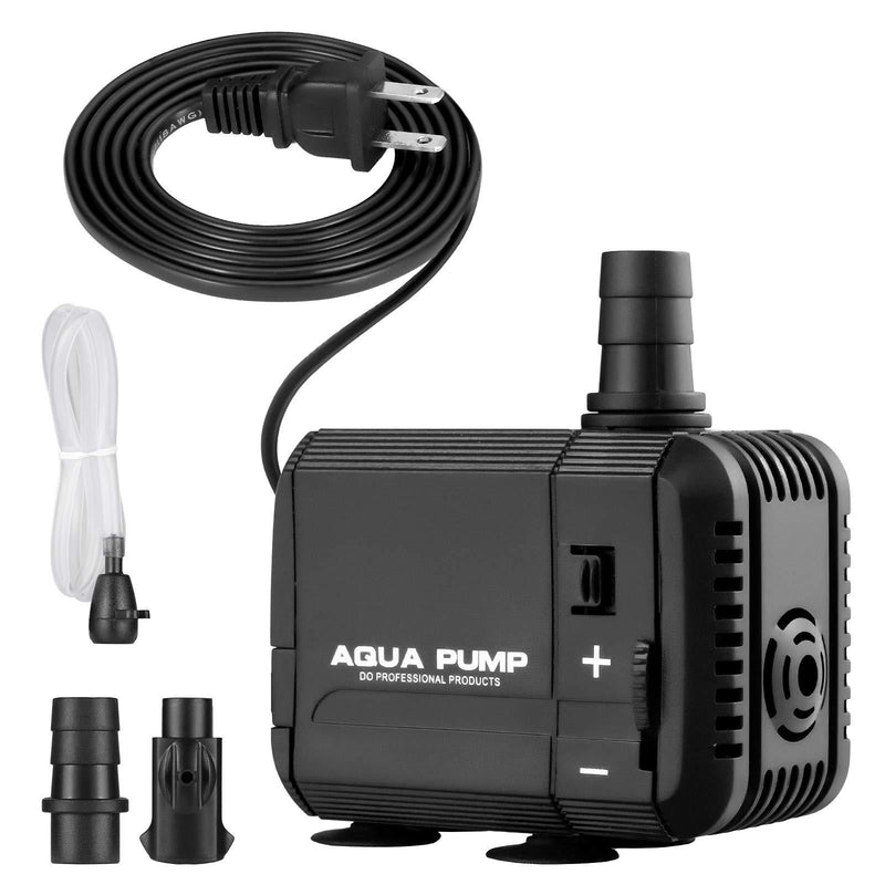 [Australia] - madeking130GPH Adjustable Submersible Water Pump(500L/H, 6W), Ultra Quiet Mini Water Pump for Garden&Patio Fountain and Tier Rock,Small Fountain Pump for Aquarium,Fish Tank,Pond,Statuary, Hydroponics 