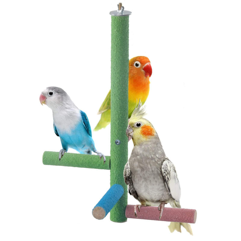 [Australia] - Mrli Pet Parrot Perch Rough-surfaced, Sand Perches for Parakeet and Other Small Bird Keeps Beaks & Claws Trimmed 