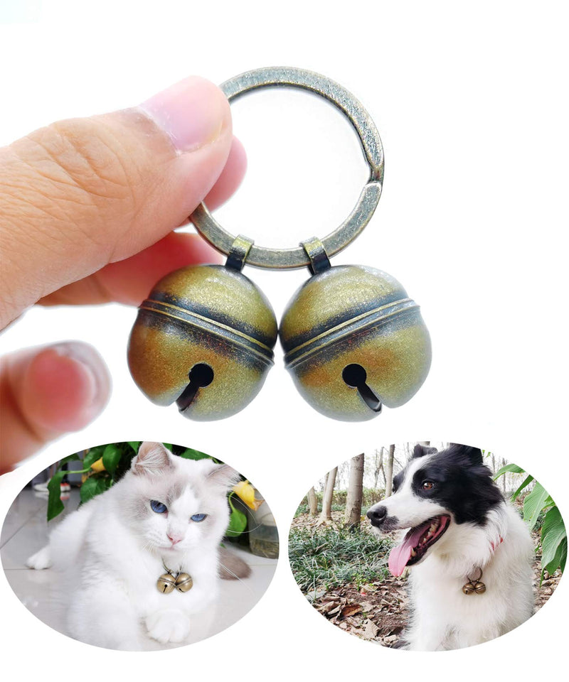 Dog Collar Bell - Cat Bells for Collar Loud, Save Birds and Wildlife Jingle Bell, Copper Charm… - PawsPlanet Australia
