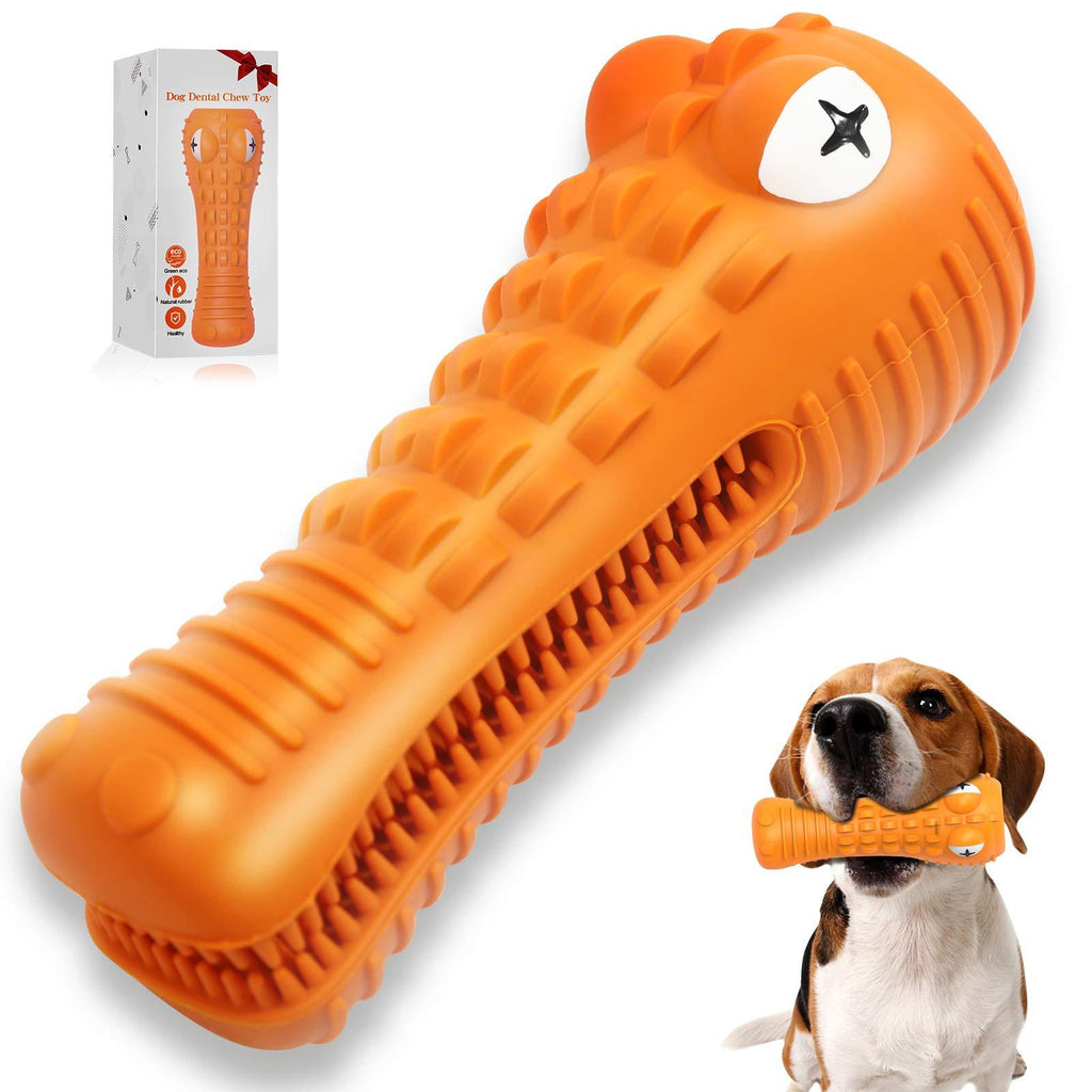 [Australia] - KDRose Dog Chew Toy for Aggressive Chewers, Dog Toothbrush Toys Chewers Large Breed Indestructible Squeaky Dog Toys for Medium Large Dogs Dental Care Teeth Cleaning 