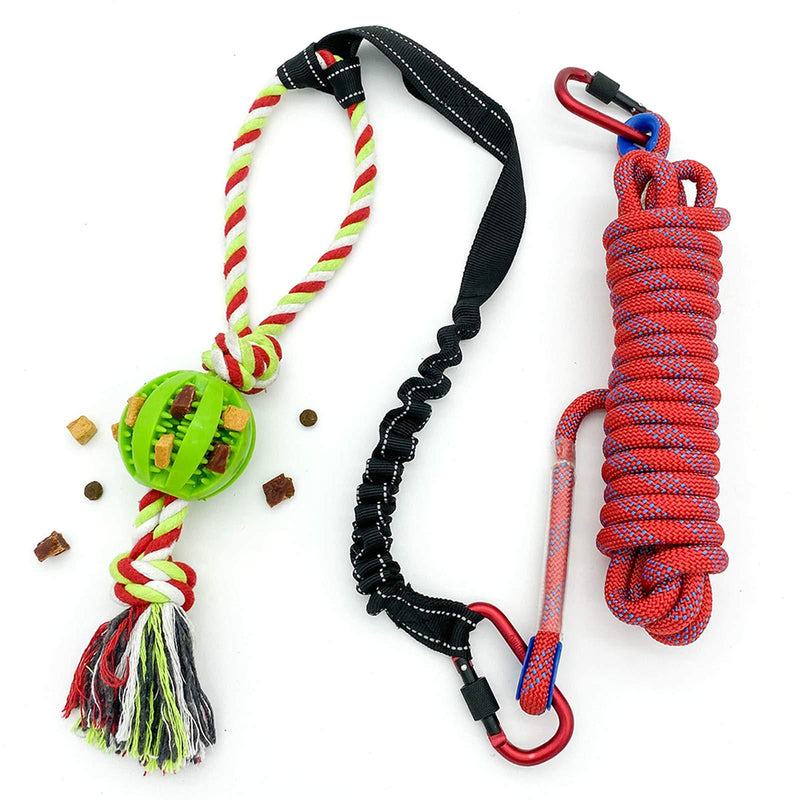 [Australia] - NEECONG Dog-Bungee-Toy Outdoor Dog Toys for Large or Small Dogs，Durable Tugger for Tug-of-War with Chew Rope Toy，Dog Outdoor Bungee Hanging Toy to Solo Play 