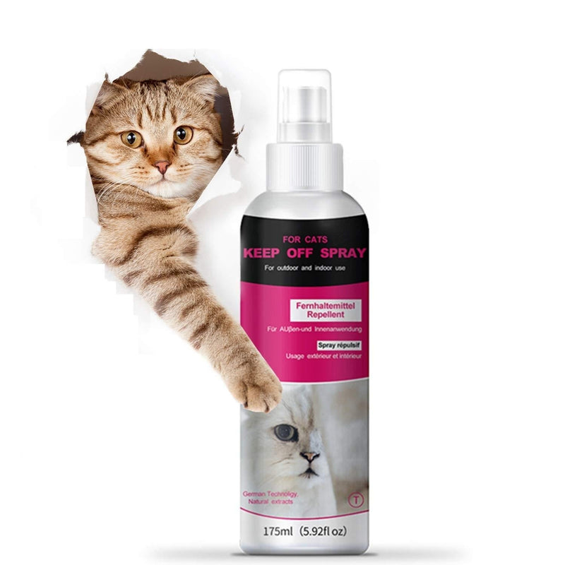 Cat Scratch Deterrent, Cat Repellent Spray for Indoor and Outdoor Use, Anti Scratch Cat Spray, Protect Furniture & Plant Black - PawsPlanet Australia