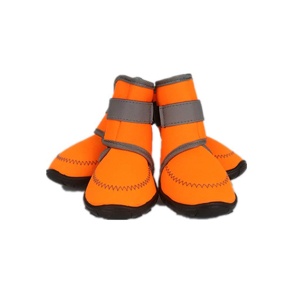 [Australia] - U/K Uwoll Dog Booties Shoes for hot Pavement Dogs paw Protection Puppy Winter Hiking Boots Soft Waterproof Anti-Slip Sole Protector 4Pcs Extra Small 