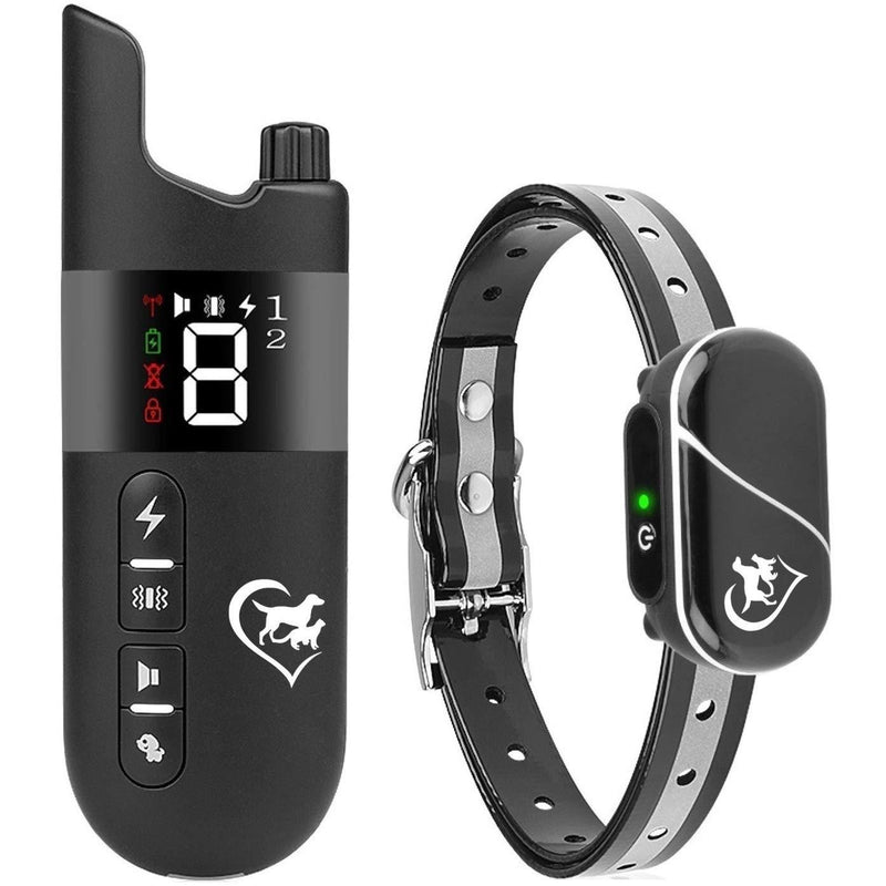 [Australia] - Essential Pet Products The Companion Dog Training Collar with 3 Training Modes, Beep, Vibration, Shock, 100% Waterproof, Rechargeable, Fits Small, Medium & Large Dogs Black 