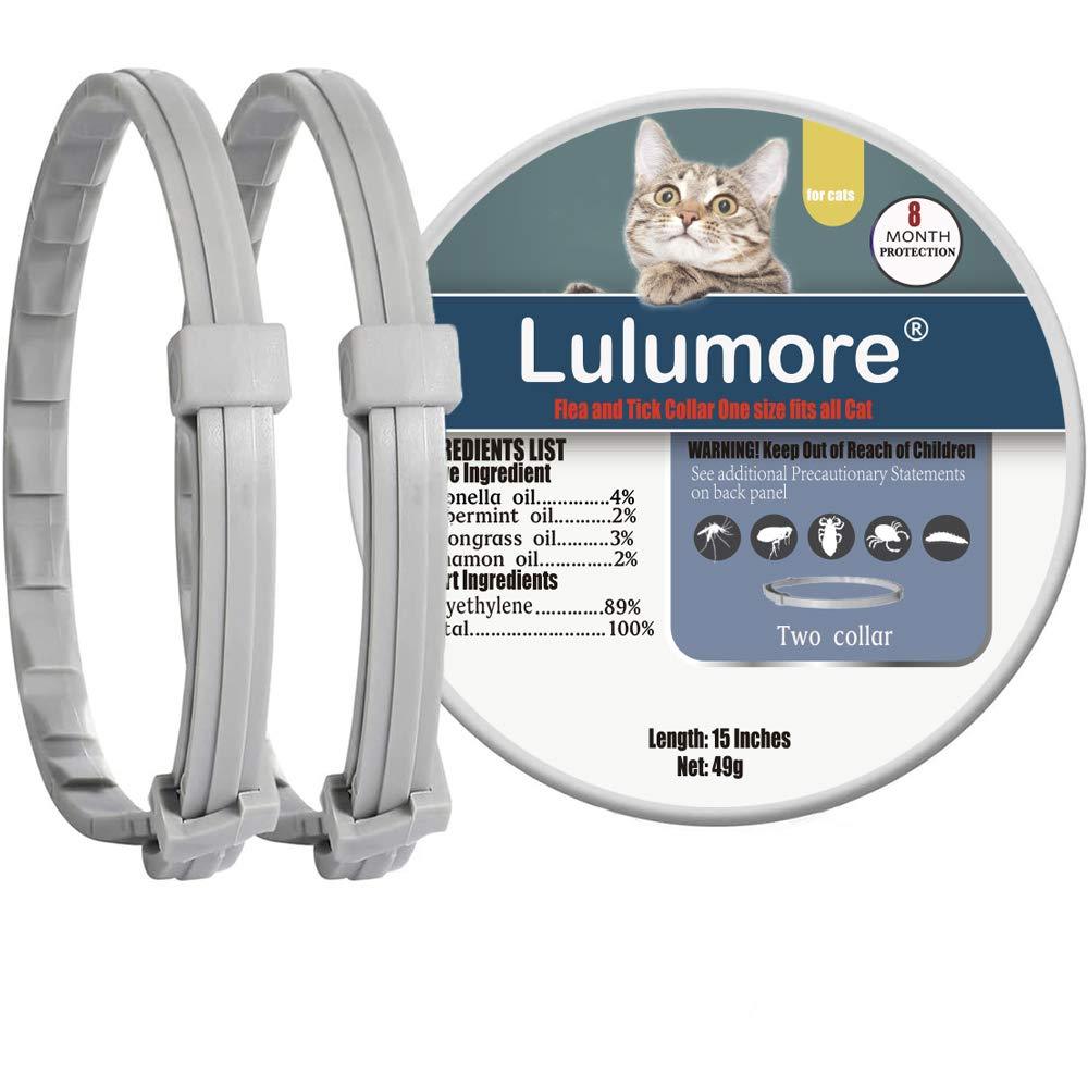 [Australia] - LULUMORE 2pcs Flea and Tick Collar for Cat.38 Centimeter 