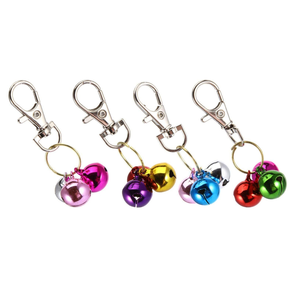 Scicalife 4pcs Pets Cat Collar Bells Pet Charm Bells Cat Collars Necklace Accessories - PawsPlanet Australia