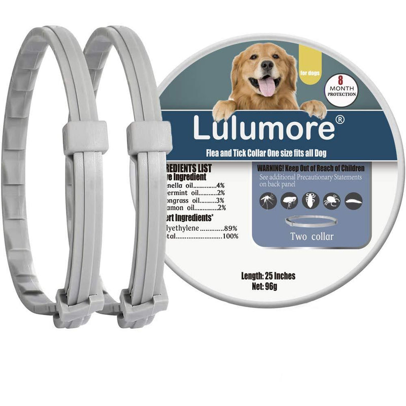 [Australia] - LULUMORE 2 Pcs Dog for Flea and Tick Collars (62 cm) 