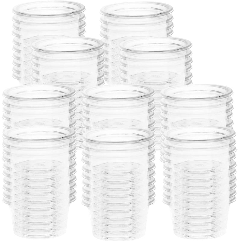 [Australia] - Fuongee Small Gecko Food and Water Cups Plastic Feeder Cups, 100 Pack Feeding Bowls for Gecko Lizard and Other Small Pet, Capacity 1 oz 
