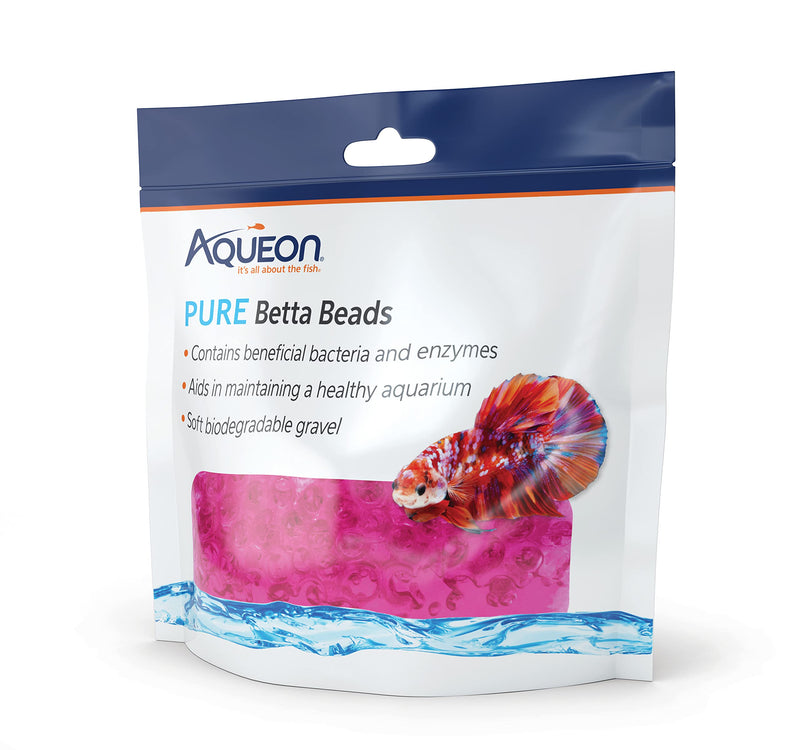 Aqueon Pure Betta Beads Pink - PawsPlanet Australia