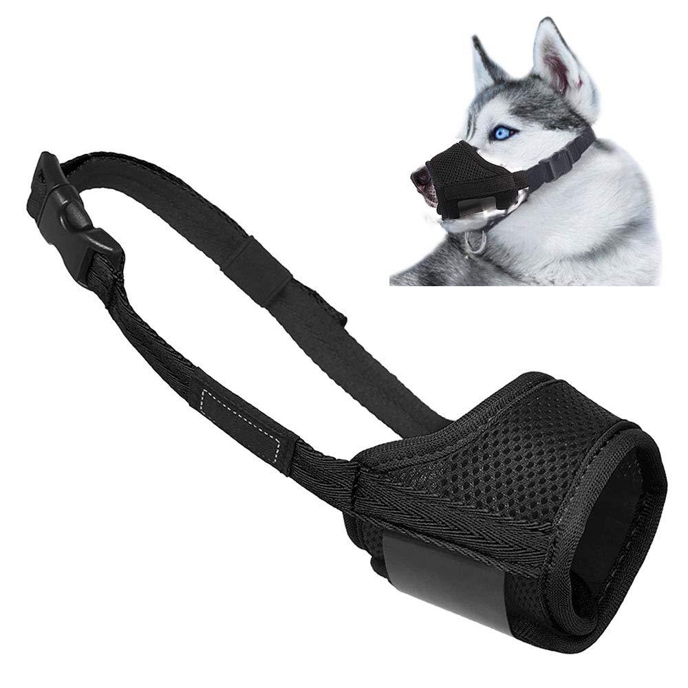 [Australia] - EJG Breathable Muzzle, mesh Breathable for Small and Medium Sized Dogs, Anti-bite and Barking 