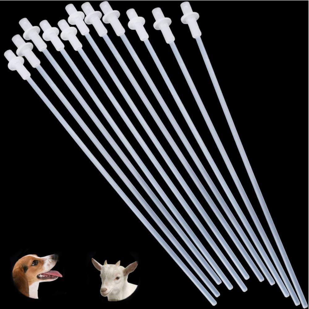 WEISHENG 30 Pcs 10'' Disposable Artificial Insemination Rods Tube,Breeding Catheter, for Dog Sheep Canine - PawsPlanet Australia