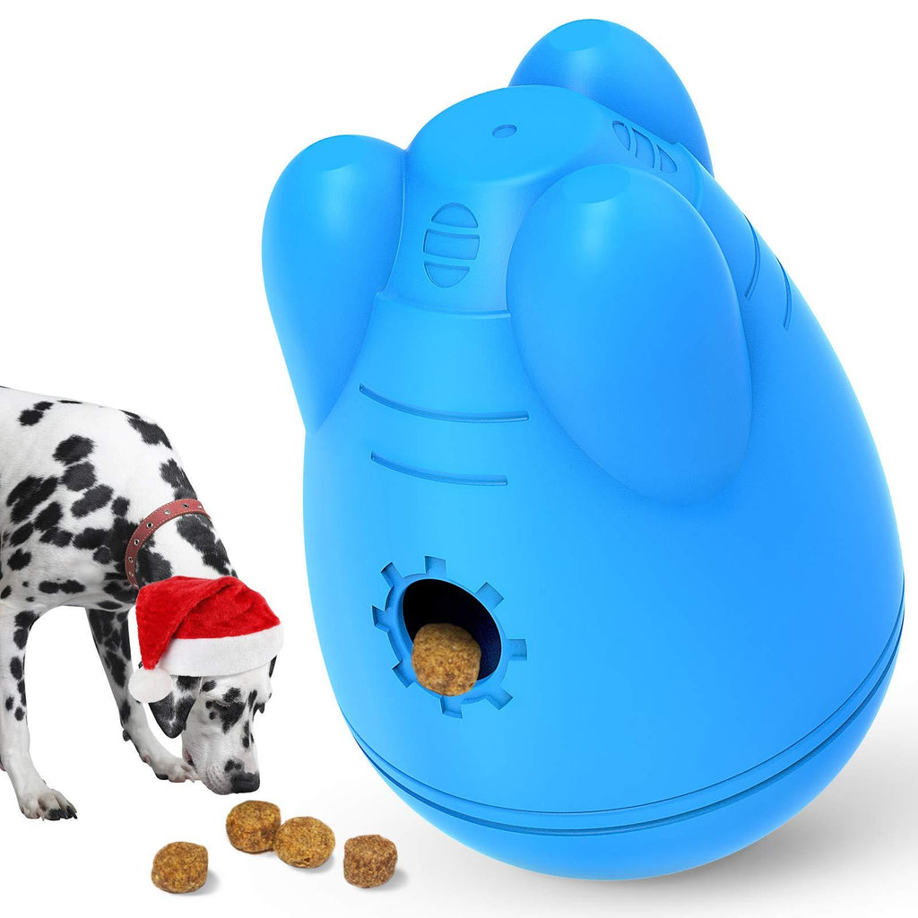 [Australia] - RUCACIO Treat Dispensing Dog Toys Interactive, Wobble Dog Puzzle Toys for Large Medium Dogs - IQ Dog Treat Ball, Dog Food Dispenser Toy, Interactive Dog Toy 