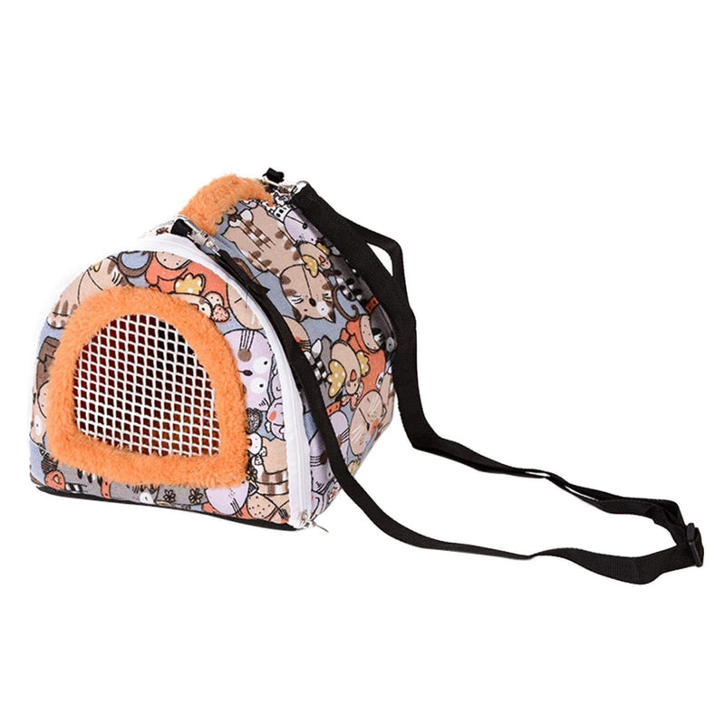 HINMAY Small Pet Travel Bag, Multifunction Shoulder Strap Breathable Washable Small Pet Travel Bag for Small Dogs Cats - PawsPlanet Australia