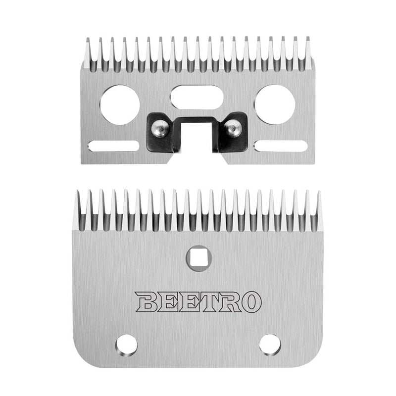 BEETRO 19 and 21 Teeth Horse Shears Replacement Blades, Professional Stainless Steel Clipper Blades for Horse Equine Goat Pony Cattle - PawsPlanet Australia