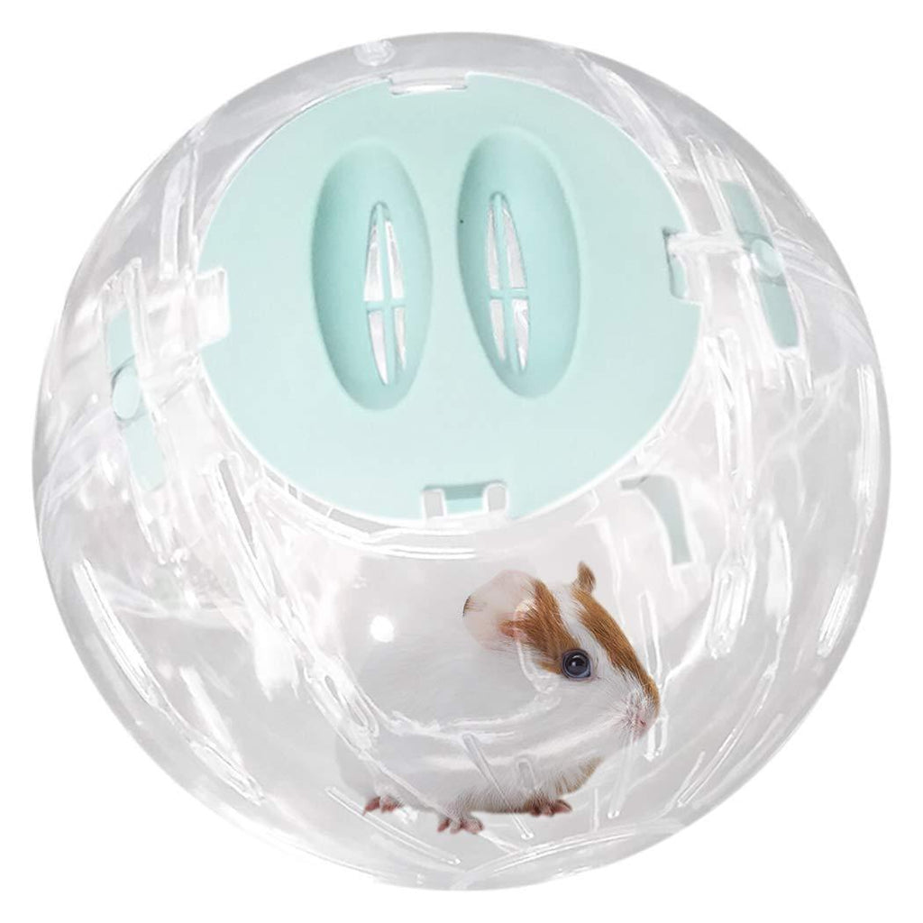 gutongyuan Hamster Ball, Running Hamster Wheel 5.5 inch Small Pet Plastic Crystal Exercise Ball Toy Relieves Boredom and Increases Activity Blue - PawsPlanet Australia