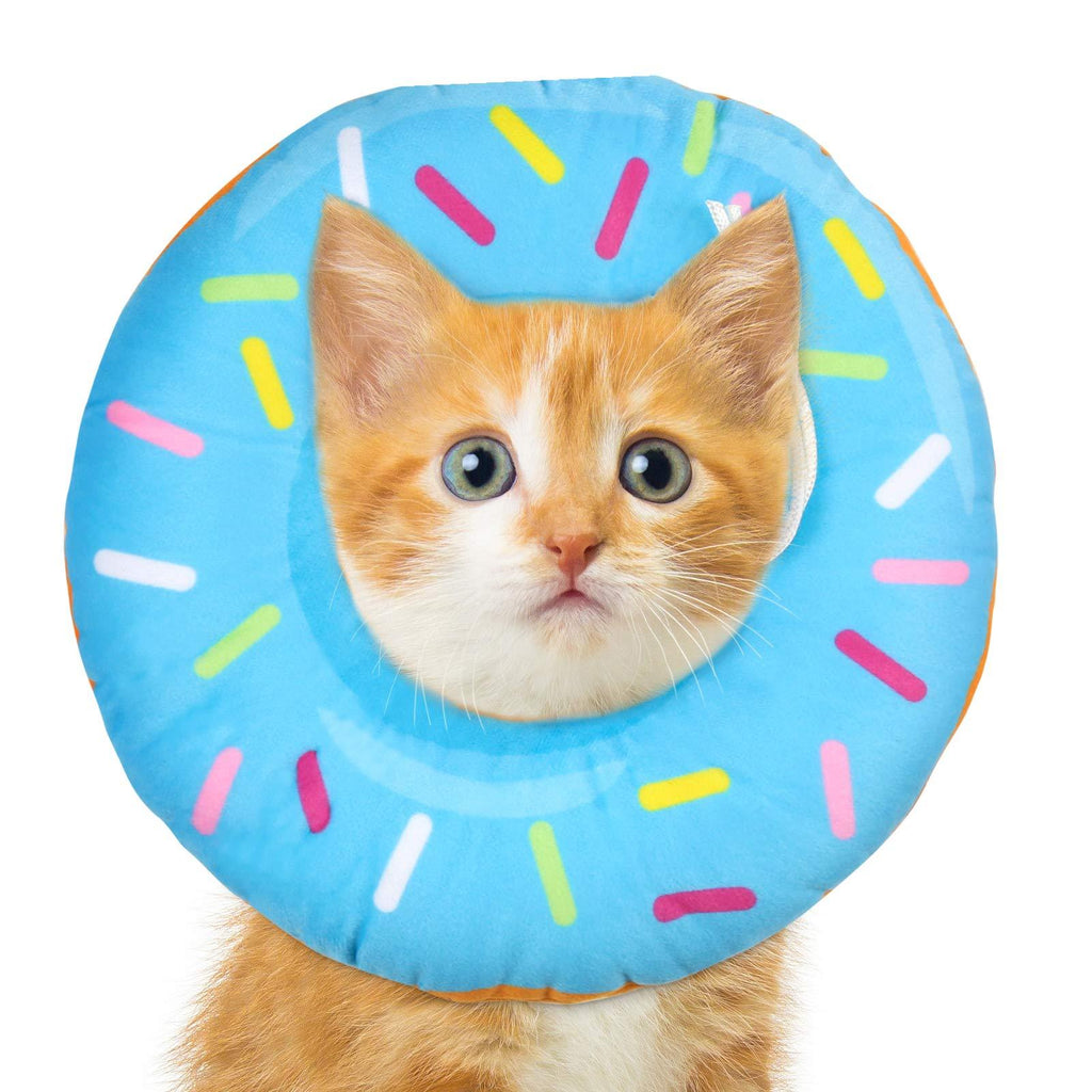 [Australia] - Woiworco Adjustable Cat Cone Donut, Soft Cone for Cat, Protective Cone After Surgery Recovery 