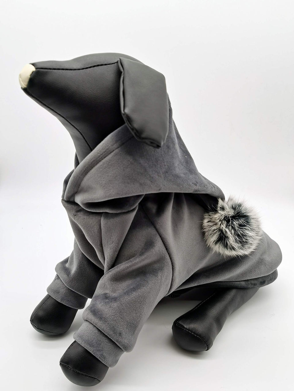 [Australia] - Dialpet Pet Clothes Dog Hoodie Small Dog Clothes,Soft Cotton for Small to XX-Large Dogs and Puppies. Gray 