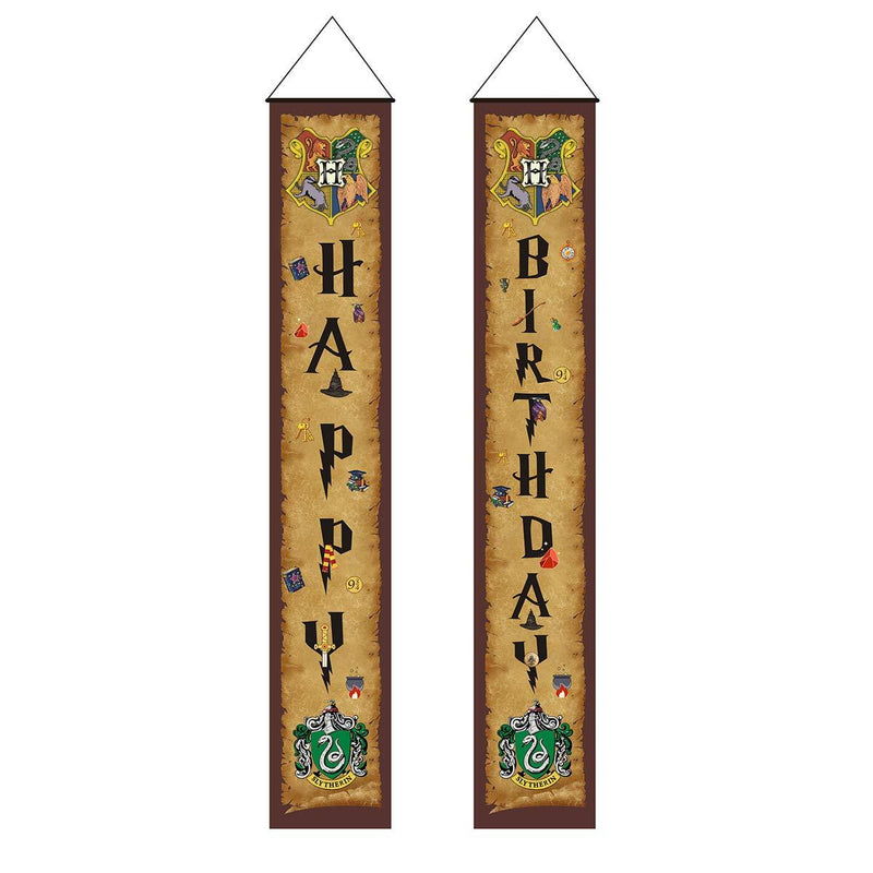 Magical Wizard birthday banner，Magical Wizard theme party decoration, Children's birthday party supplies - PawsPlanet Australia