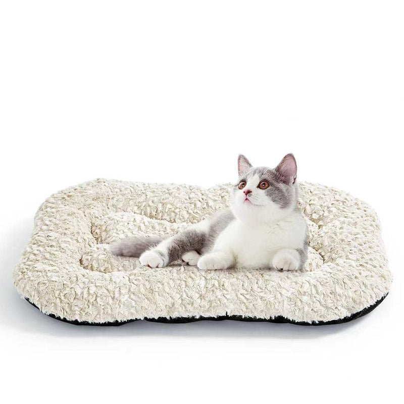 YFPets Self Heating Cat Pad Self Heated Warming Mat Thermal 24x18 Inches Dog Pet Puppy Bed for Outdoor Indoor  Machine Washable Ultra Soft Cozy Non-Slip Bottom white - PawsPlanet Australia