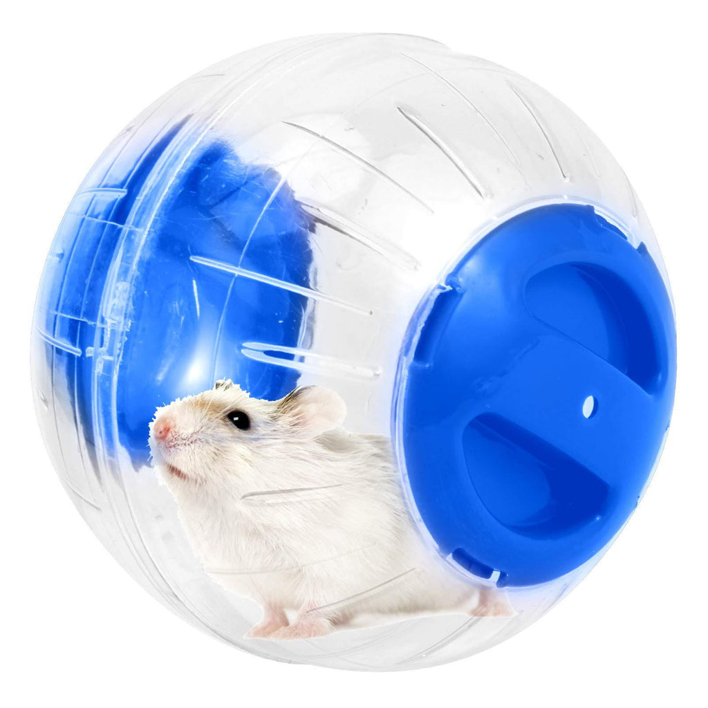 Felenny Hamster Exercise Ball Mini Fashion Plastic Running Toy Small Pet Jogging Training Activity Ball Toy for Hamster Gerbil Blue - PawsPlanet Australia